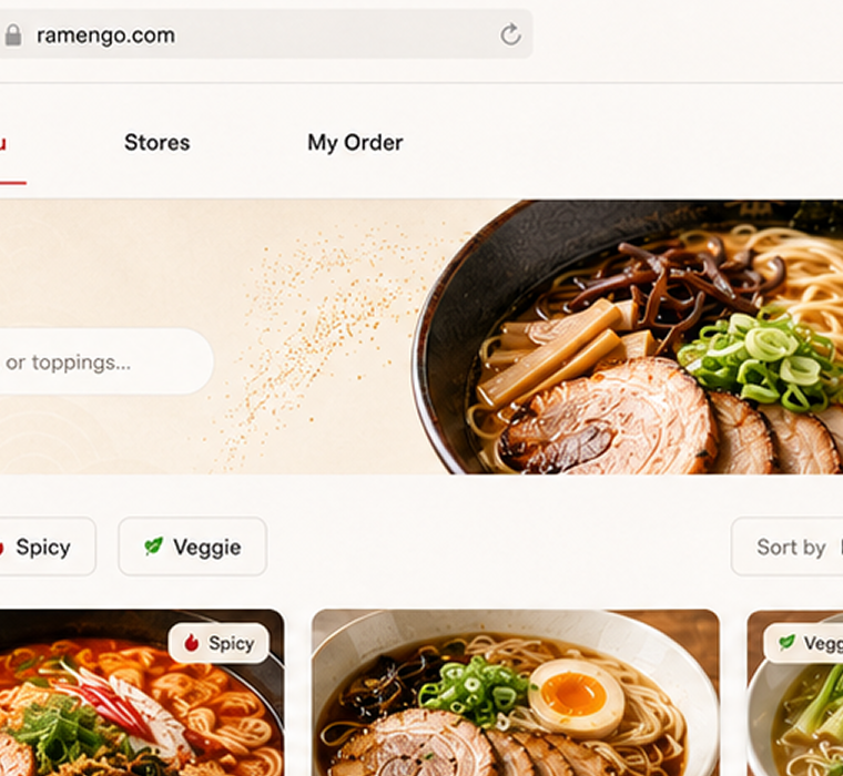 Custom Ramen Bowl Preview